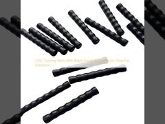 قطعات چرخش CNC با لوله آلومینیوم آنودیز سیاه برای الکترونیک