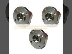 خدمات ماشینکاری CNC سفارشی برای قطعات فلزی استیل ضد زنگ، خدمات تراشکاری، فرزکاری، و سوراخکاری موجود است.