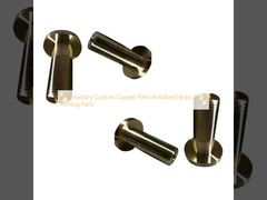 کارخانه CNC قطعات مسی سفارشی قطعات برنجی آنودایز شده قطعات تراشکاری