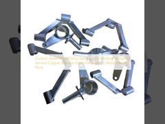 قطعات مخصوص ورق فلزی برش لیزر جوشکاری خدمات چاپ رسوب مس فولاد ضد زنگ سخت افزار SS قطعات جوشکاری فلزی