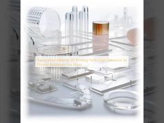 مواد شفاف قطعات چاپ سه بعدی تحمل بالا آلومینیوم چاپ سه بعدی برای نمایش