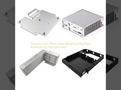 Thickness 1mm-10mm Sheet Metal Punching Parts Aluminum For Electronic Field