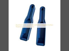 Aluminum CNC Spare Parts with Blue Oxidation Surface Treatment Customized Size 
