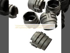 Customized CNC Turning Parts Hard Anodized Aluminum with Engineering Support and ISO9001 Certification