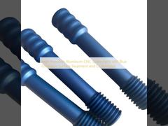 High Precision Aluminum CNC Spare Parts with Blue Oxidation Surface Treatment and Customized