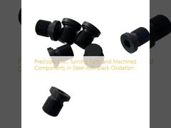 Precision CNC Turning Parts and Machined Components in Steel with Black Oxidation 